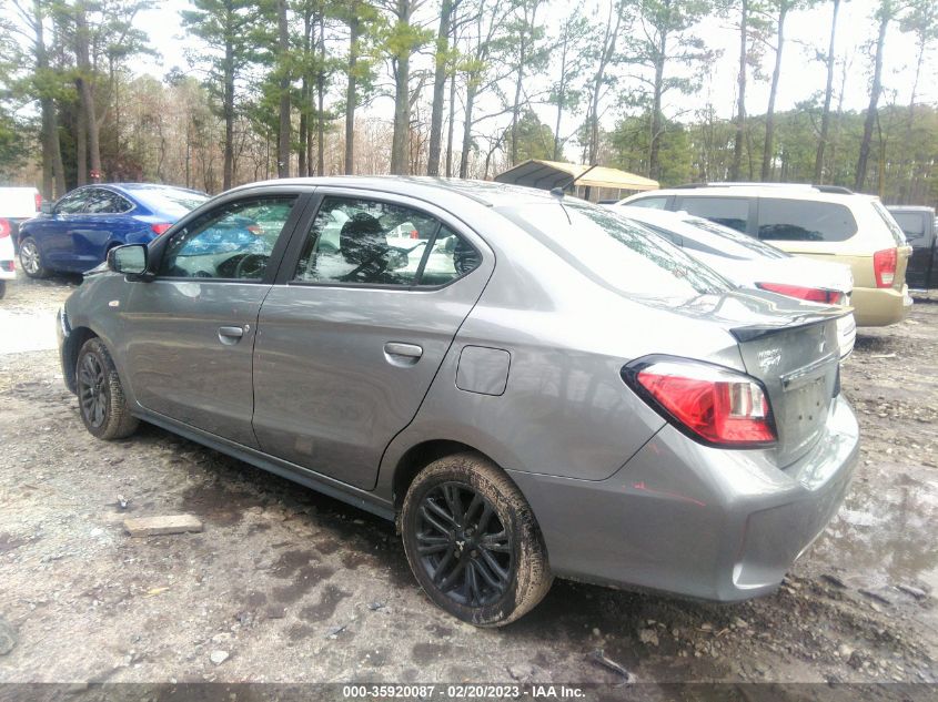 2022 MITSUBISHI MIRAGE G4 ES/LE/BLACK EDITION VIN: ML32FUFJ4NHF02488