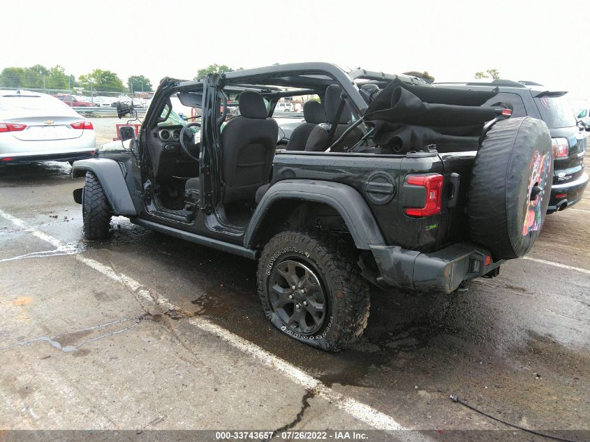 2020 JEEP WRANGLER UNLIMITED WILLYS VIN: 1C4HJXDM8LW324790