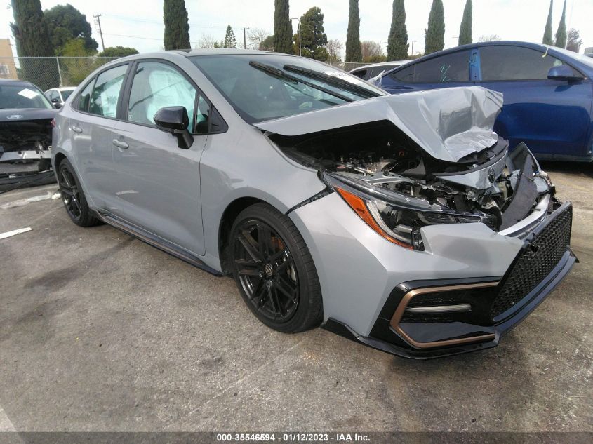 2022 TOYOTA COROLLA SE/SE NIGHTSHADE/APEX SE VIN: 5YFS4MCE5NP119381