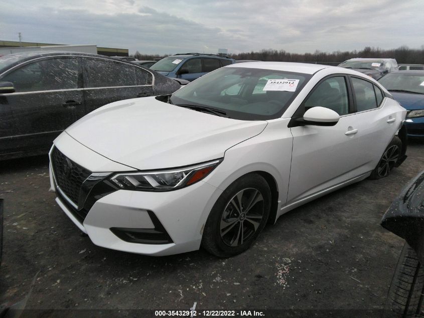 2022 NISSAN SENTRA SV VIN: 3N1AB8CV9NY292753