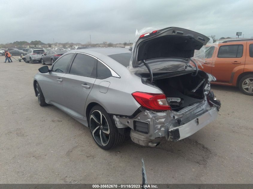 2022 HONDA ACCORD SEDAN SPORT VIN: 1HGCV1F31NA063679