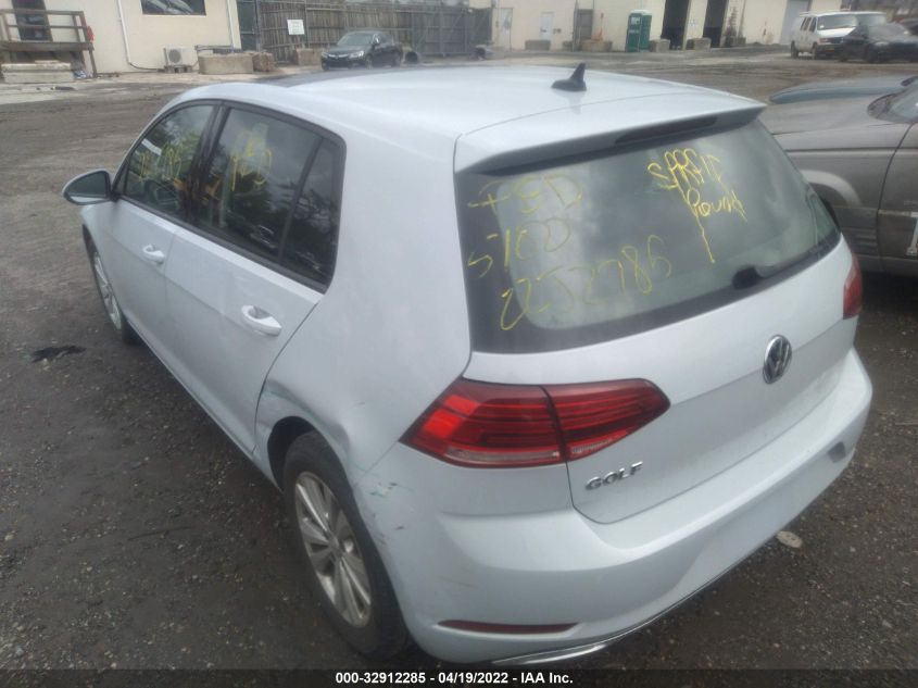 2021 VOLKSWAGEN GOLF TSI VIN: 3VWG57AU3MM009107
