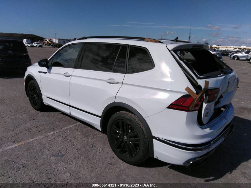2022 VOLKSWAGEN TIGUAN SE R-LINE BLACK VIN: 3VVCB7AXXNM025490