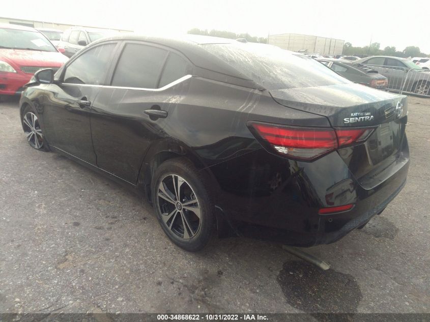 2021 NISSAN SENTRA SV VIN: 3N1AB8CV2MY218038