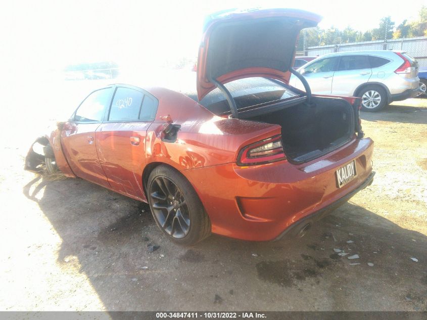 2021 DODGE CHARGER SCAT PACK VIN: 2C3CDXGJ9MH559240