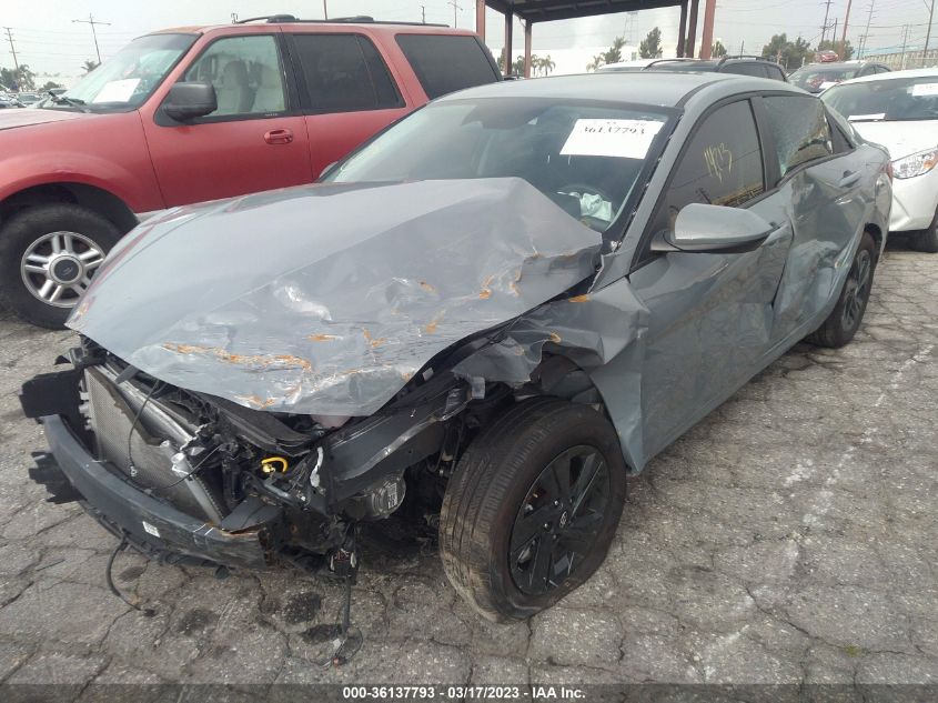2023 HYUNDAI ELANTRA HYBRID BLUE VIN: KMHLM4AJ8PU034105