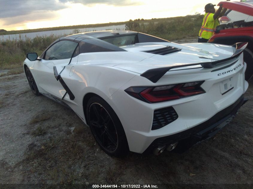 2021 CHEVROLET CORVETTE 3LT VIN: 1G1YC3D47M5122784