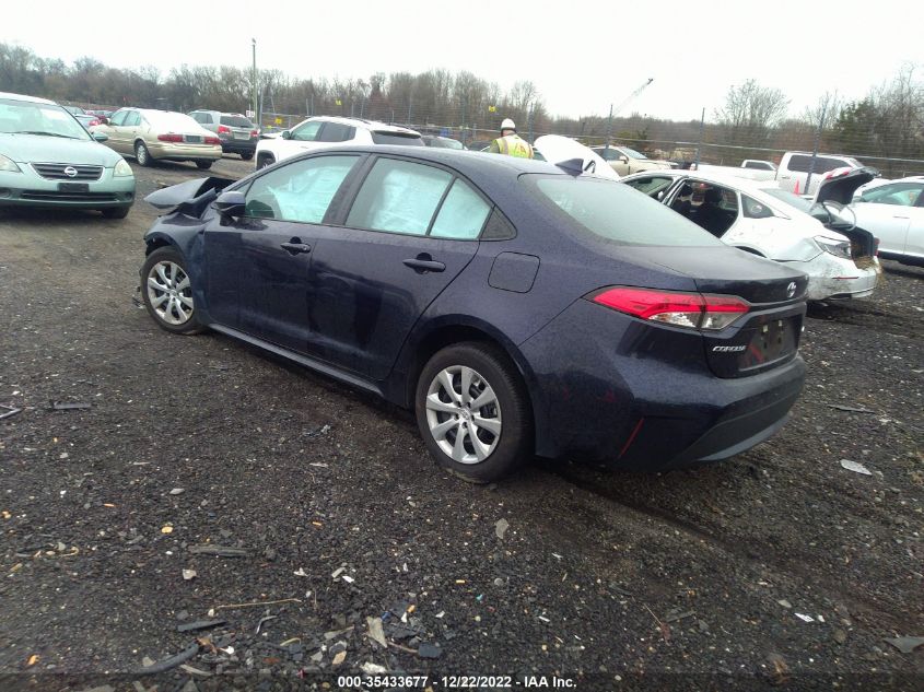 2022 TOYOTA COROLLA LE VIN: 5YFEPMAE6NP325980