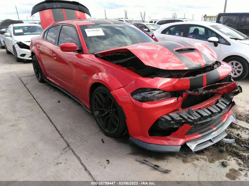 2021 DODGE CHARGER SCAT PACK WIDEBODY VIN: 2C3CDXGJ7MH543845