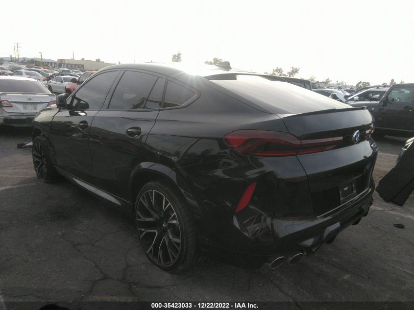 2022 BMW X6 M VIN: 5YMCY0C05N9J99154