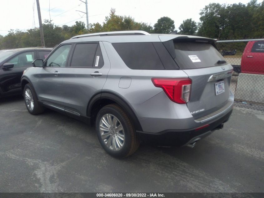 2022 FORD EXPLORER LIMITED VIN: 1FM5K8FW2NNA10965