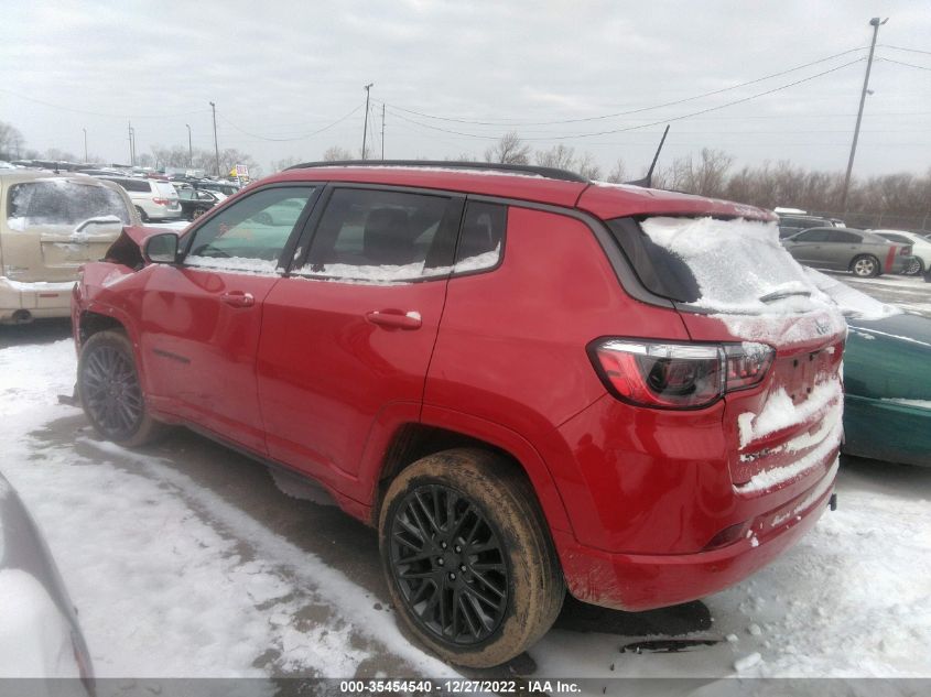 2022 JEEP COMPASS LIMITED/HIGH ALTITUDE VIN: 3C4NJDCB8NT136135