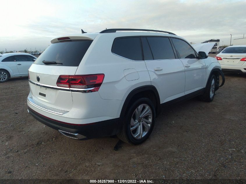2021 VOLKSWAGEN ATLAS 3.6L V6 SE W/TECHNOLOGY VIN: 1V2JR2CA2MC611452