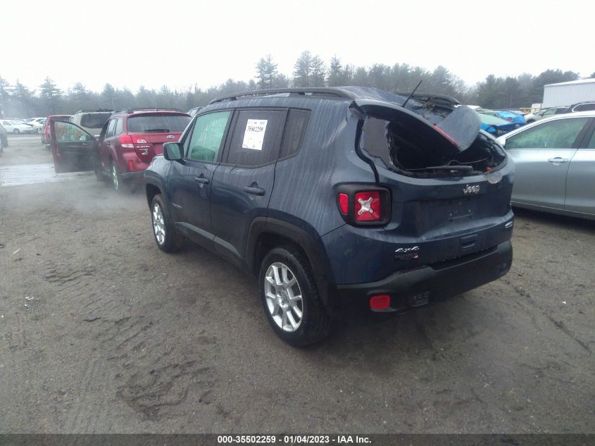 2020 JEEP RENEGADE LATITUDE VIN: ZACNJBBB7LPL99644