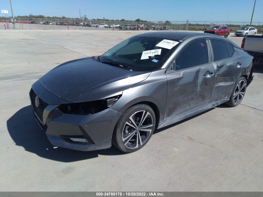 2021 NISSAN SENTRA SR VIN: 3N1AB8DV6MY292318