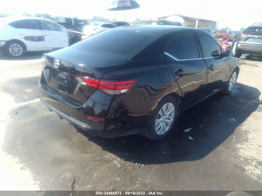 2020 NISSAN SENTRA S VIN: 3N1AB8BV1LY272527