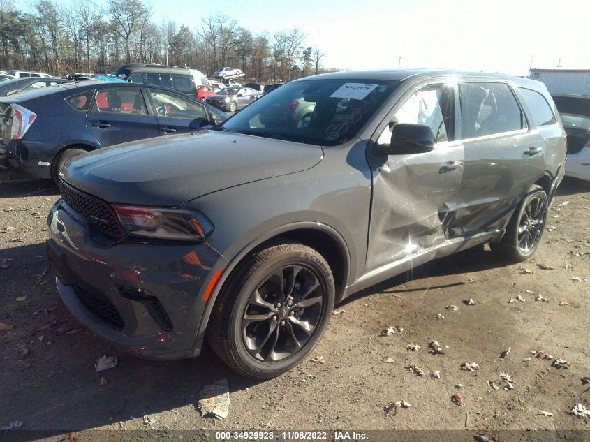 2021 DODGE DURANGO SXT PLUS VIN: 1C4RDJAG1MC521746