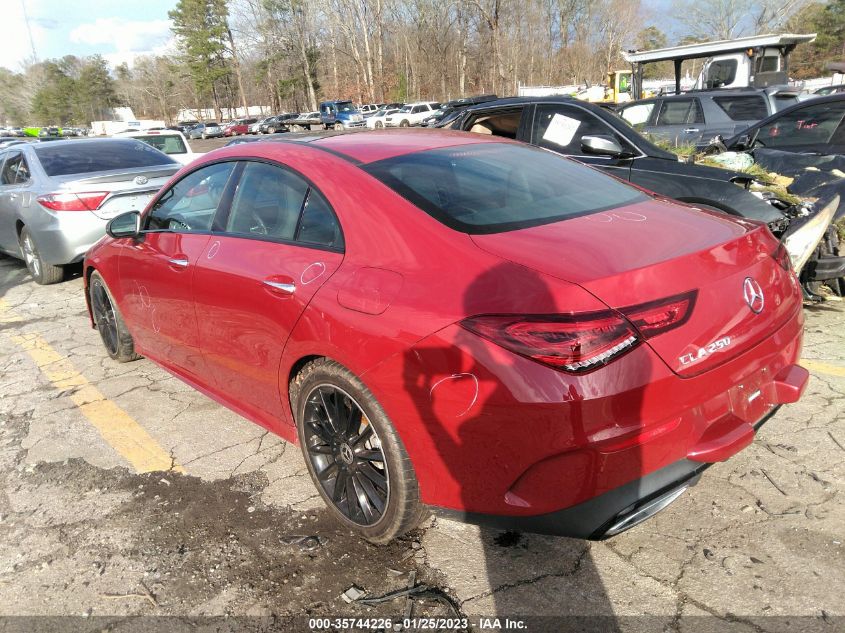 2021 MERCEDES-BENZ CLA CLA 250 VIN: W1K5J4GB7MN185969