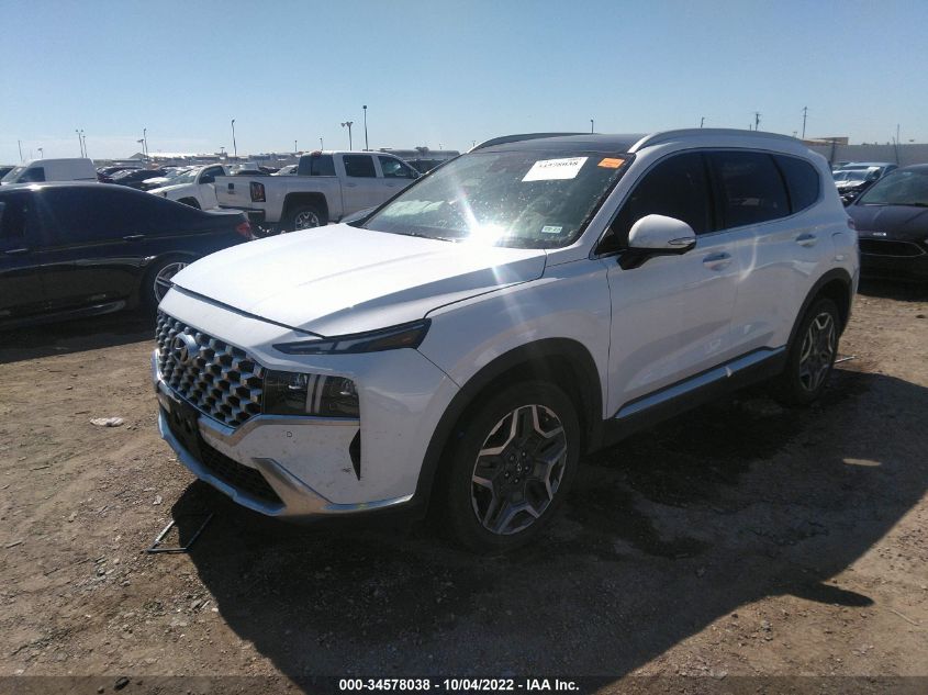 2021 HYUNDAI SANTA FE LIMITED VIN: 5NMS44AL8MH321058