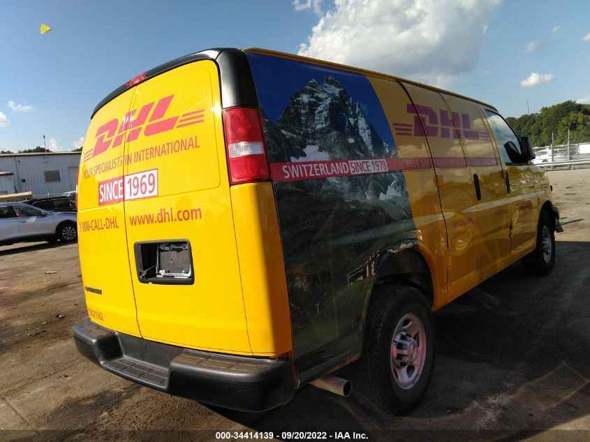 2021 CHEVROLET EXPRESS CARGO VAN VIN: 1GCWGAFP9M1245430