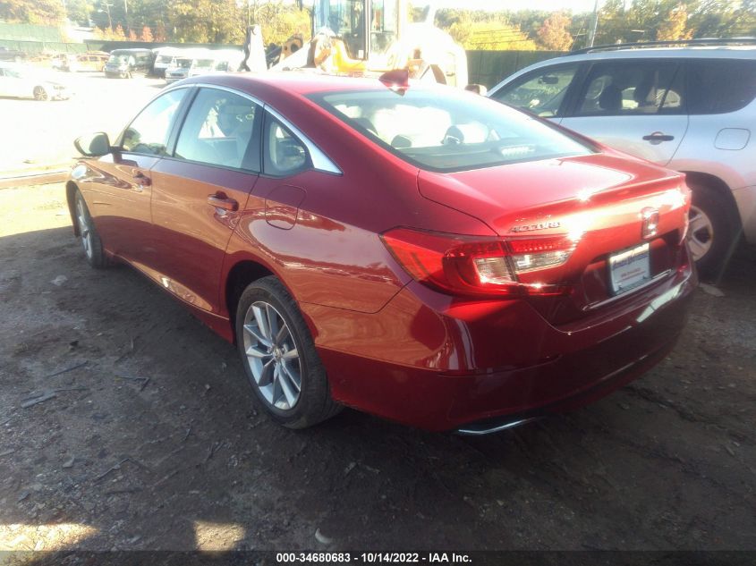 2022 HONDA ACCORD SEDAN LX VIN: 1HGCV1F13NA077548