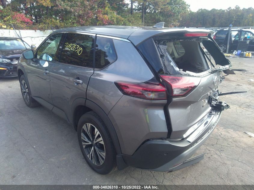 2021 NISSAN ROGUE SV VIN: 5N1AT3BB8MC749804