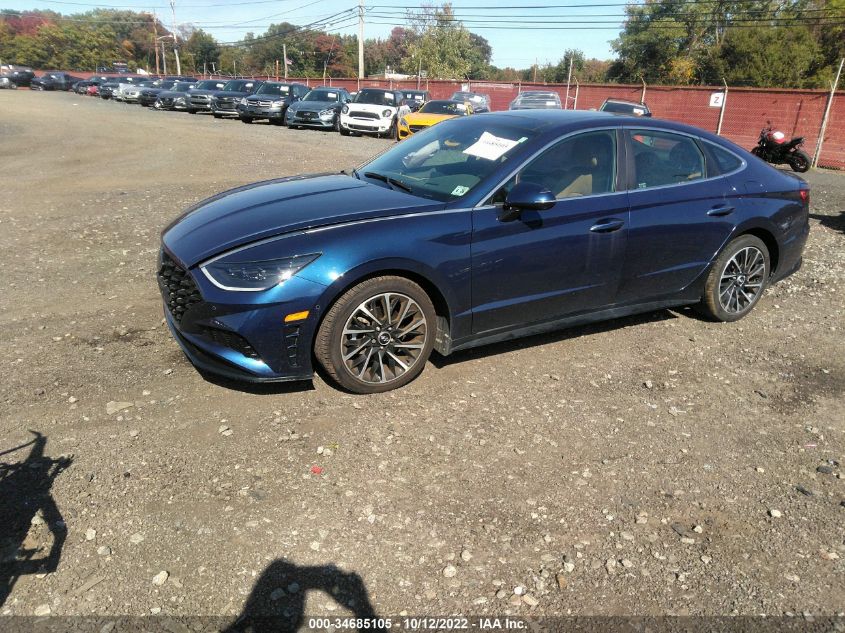 2021 HYUNDAI SONATA LIMITED VIN: 5NPEH4J25MH098330