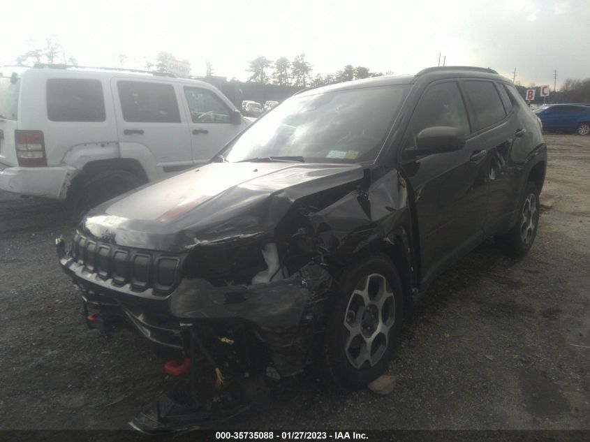 2022 JEEP COMPASS TRAILHAWK VIN: 3C4NJDDBXNT147376