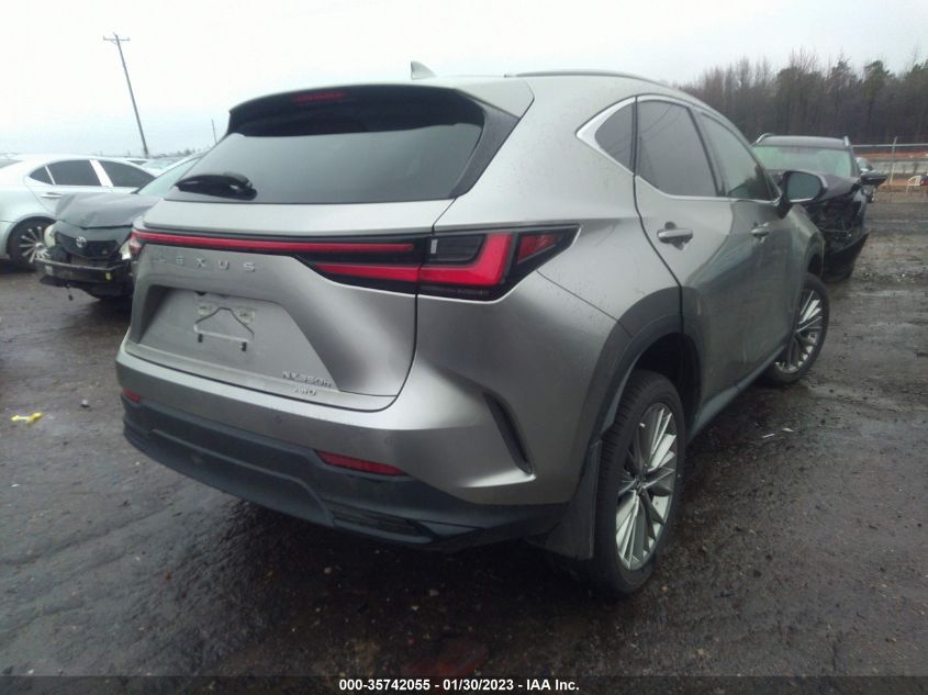 2022 LEXUS NX NX 350H PREMIUM VIN: JTJGKCEZ6N5001968
