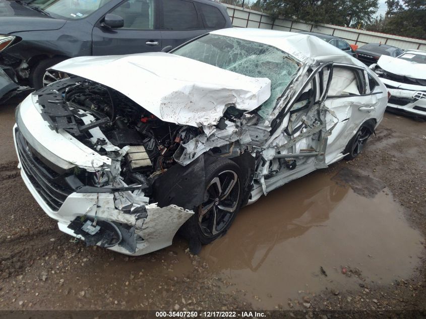 2022 HONDA ACCORD SEDAN SPORT SE VIN: 1HGCV1F41NA065960