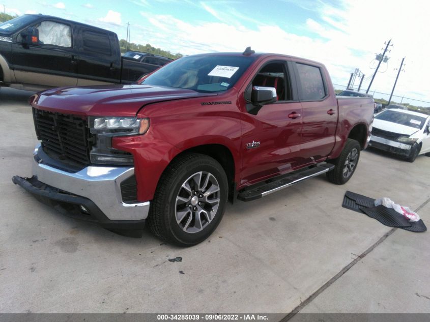 2021 CHEVROLET SILVERADO 1500 LT VIN: 3GCPWCEK4MG462541