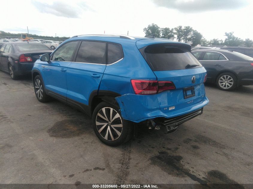 2022 VOLKSWAGEN TAOS SE VIN: 3VVWX7B24NM038432