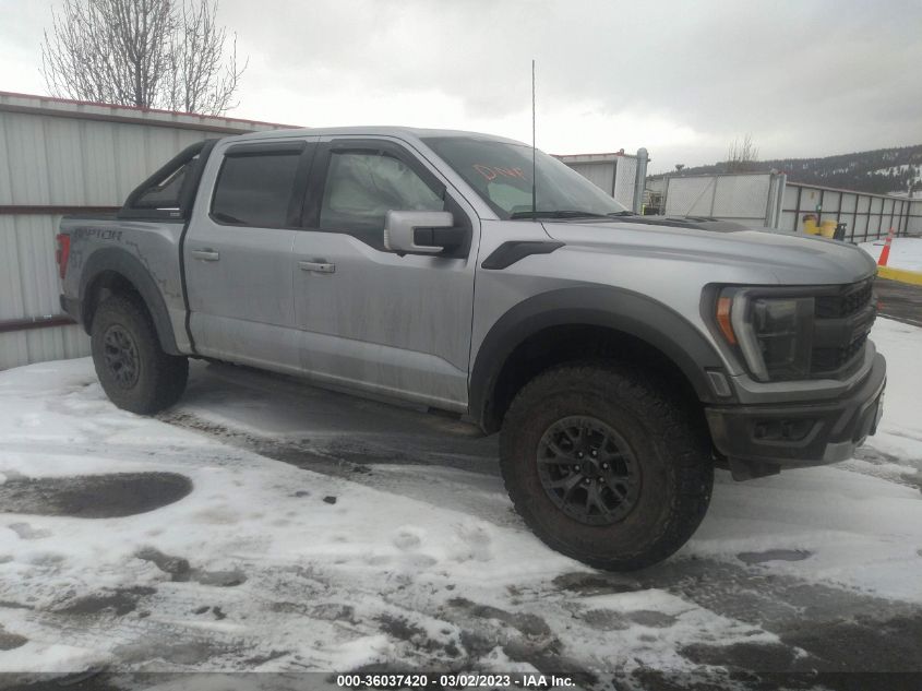 2022 FORD F-150 RAPTOR VIN: 1FTFW1RGXNFC26503