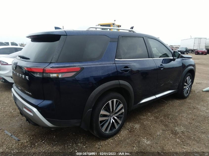 2022 NISSAN PATHFINDER PLATINUM VIN: 5N1DR3DG4NC258488