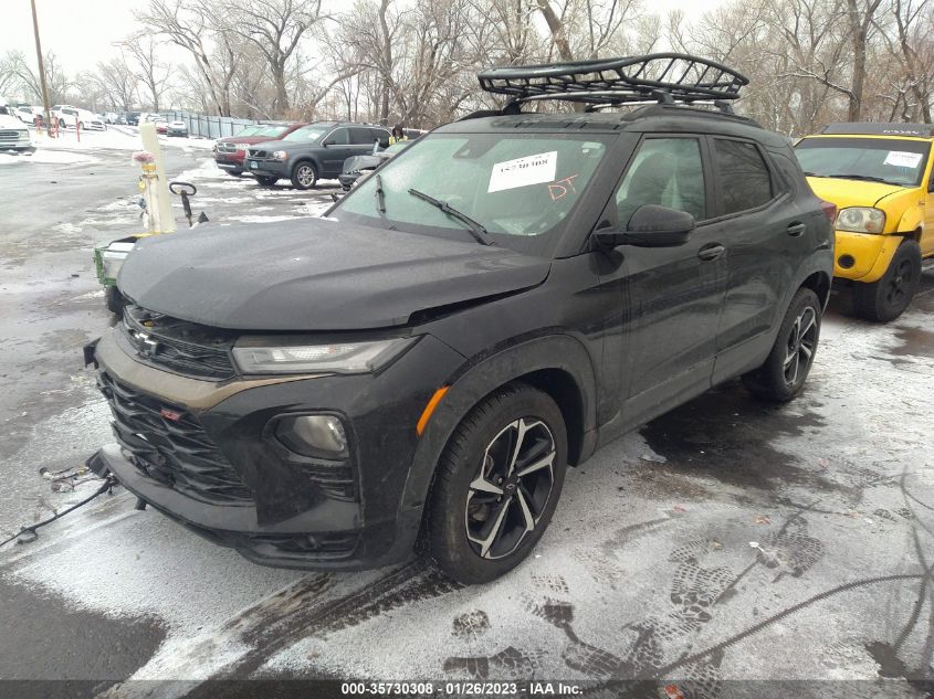 2021 CHEVROLET TRAILBLAZER RS VIN: KL79MUSL1MB026009