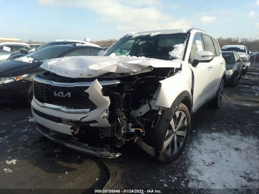 2022 KIA TELLURIDE S VIN: 5XYP6DHC3NG233200