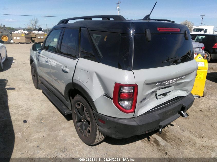 2022 FORD BRONCO SPORT OUTER BANKS VIN: 3FMCR9C60NRD75381