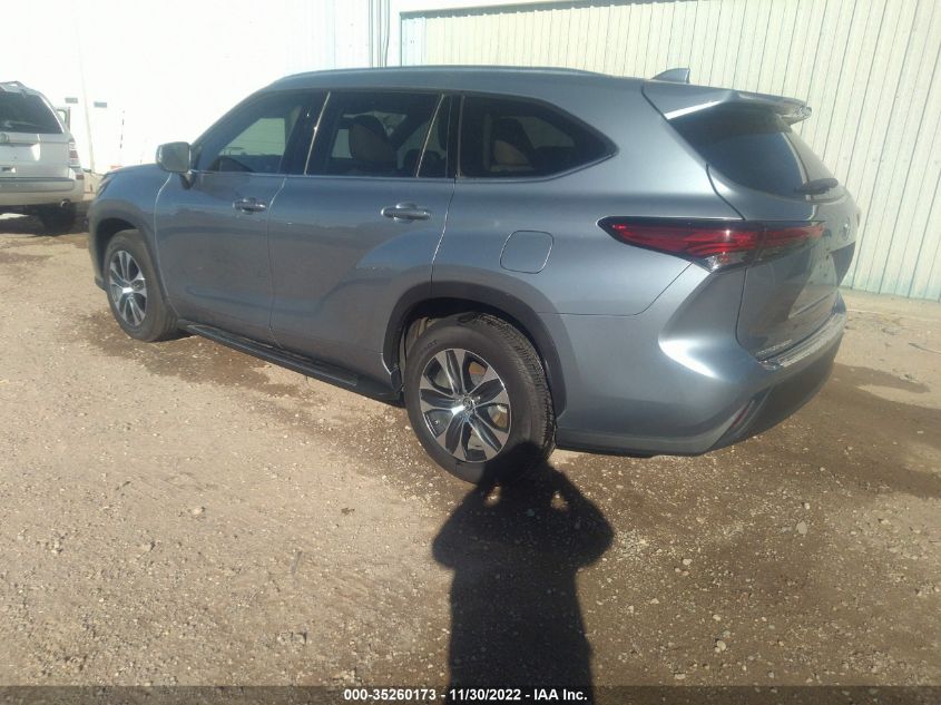 2020 TOYOTA HIGHLANDER XLE VIN: 5TDGZRAH6LS020901