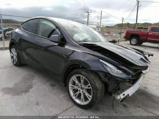 2022 TESLA MODEL Y LONG RANGE VIN: 7SAYGDEE6NF367524