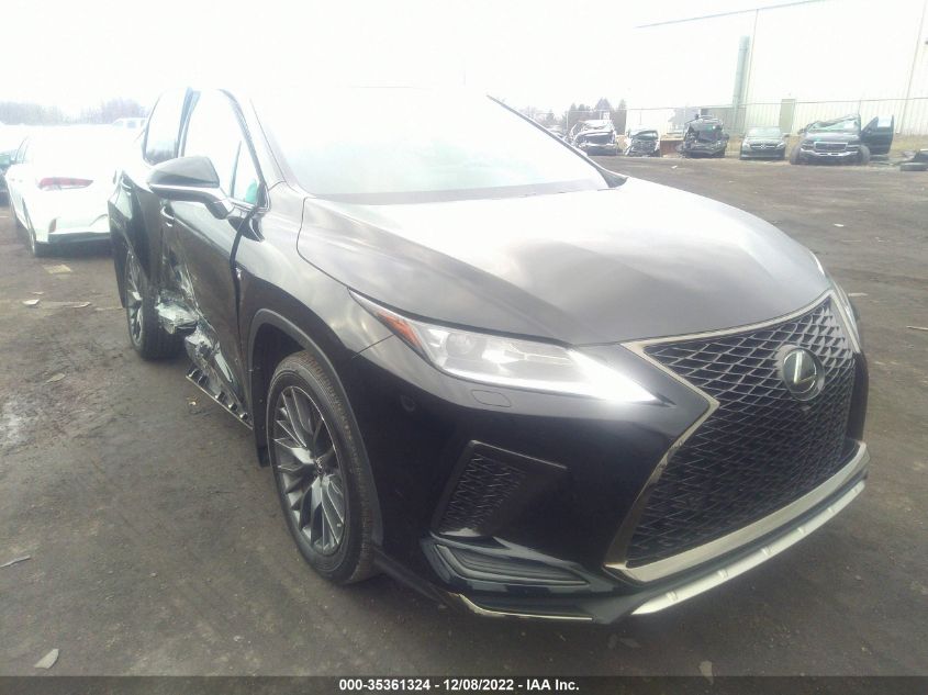 2021 LEXUS RX RX 350 F SPORT APPEARANCE VIN: 2T2SZMDA1MC300291