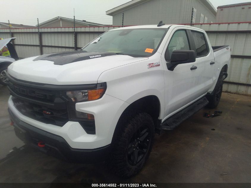 2022 CHEVROLET SILVERADO 1500 CUSTOM TRAIL BOSS VIN: 3GCUDCET4NG645652