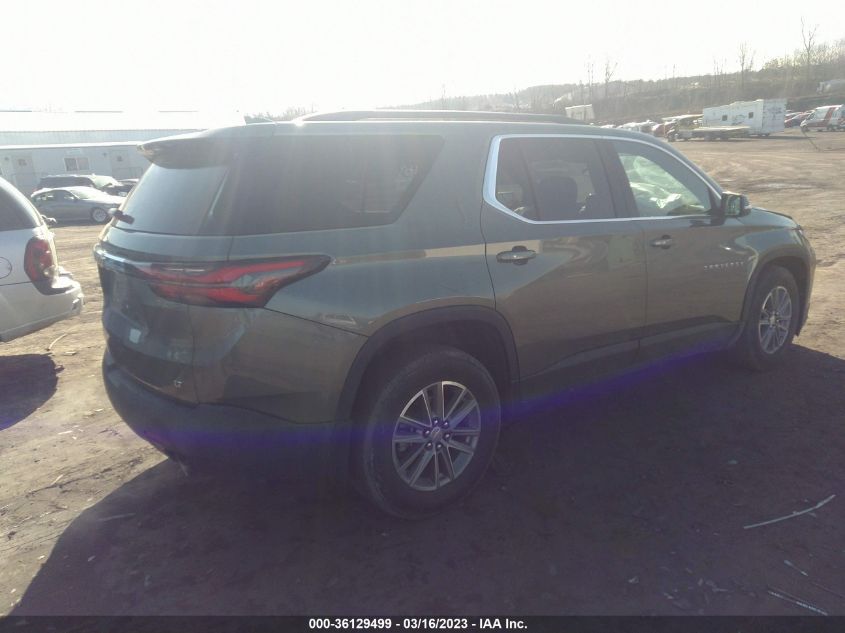 2022 CHEVROLET TRAVERSE LT CLOTH VIN: 1GNEVGKW1NJ188506