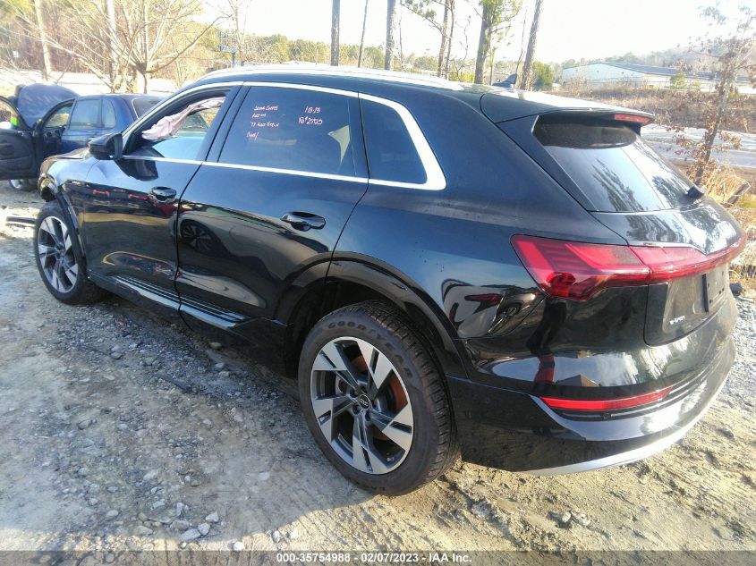 2022 AUDI E-TRON PREMIUM PLUS VIN: WA1LAAGE5NB028612