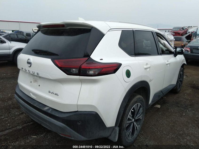 2021 NISSAN ROGUE SV VIN: 5N1AT3BB2MC830877