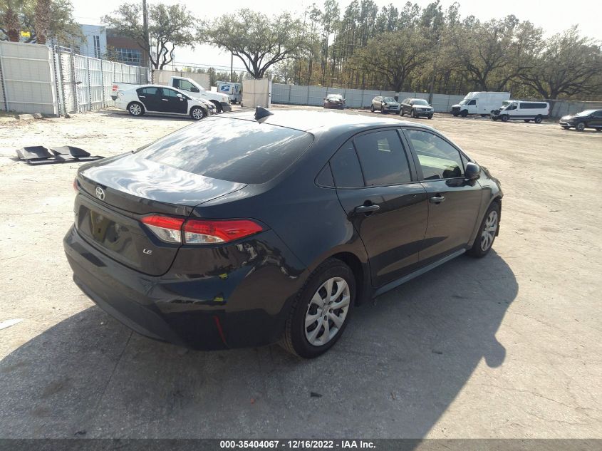 2022 TOYOTA COROLLA LE VIN: JTDEPMAE6NJ213006