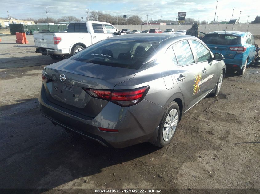 2022 NISSAN SENTRA S VIN: 3N1AB8BV2NY280767