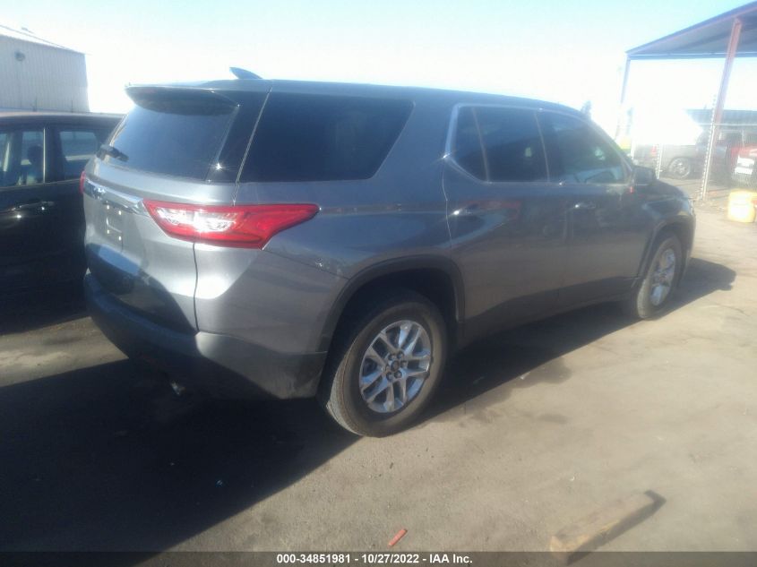 2021 CHEVROLET TRAVERSE LS VIN: 1GNERFKW6MJ145812