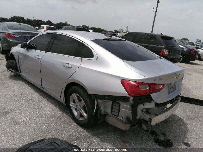 2020 CHEVROLET MALIBU LS VIN: 1G1ZC5ST2LF054915