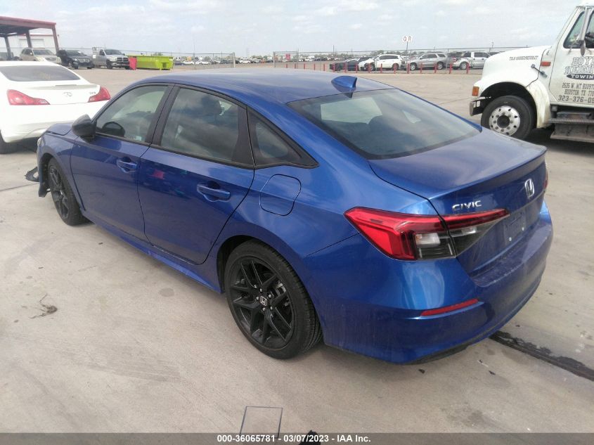 2023 HONDA CIVIC SEDAN SPORT VIN: 2HGFE2F50PH504940