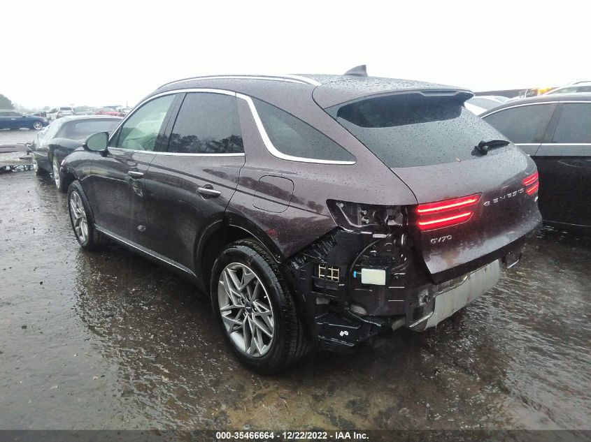 2022 GENESIS GV70 2.5T VIN: KMUMADTB3NU068809